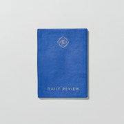 Daily Review Goal Planner Notebook (Egyptian Blue)
